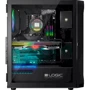 Корпус Logic concept PORTOS MESH+GLASS ARGB fans 4x120mm BLACK (AT-PORTOS-10-0000000-0002): Матеріал передній панелі пластик і метал
