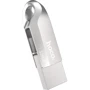 USB-флешка Hoco 128GB UD8 Dual USB/Type-C Silver: Максимальна швидкість запису, МБ / с 40