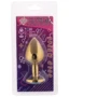 Анальная пробка, Gold Amethyst, S