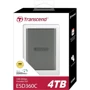 Transcend ESD360C 4 TB Gray (TS4TESD360C): Інтерфейс підключення USB Type-C