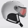 Гірськолижний шолом KASK (SHE00060) CHROME VISOR 2025 white/silver 55 (8057099329255)