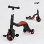 Самокат детский 3в1 Best Scooter с PU колёсами (свет+музыка) - Red (80454): Тип колес литые