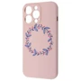 Чехол для iPhone WAVE Minimal Art Case with MagSafe Pink Sand/Wreath for iPhone 13 Pro