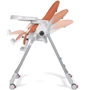 Стільчик для годування Peg-Perego Prima Pappa Follow Me Wonder Orange помаранчевий плямостійкий (IH01000000WD48) фото 12