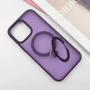 Чехол для iPhone Mobile Case Metal Buttons with MagSafe HQ Ring Purple for iPhone 14 Pro Max: Цвет фиолетовый
