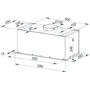 Витяжка MPM Product MPM-60-OW-03: Матеріал корпусу метал