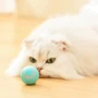 Смарт игрушка PetGravity вращающийся мячик для кошек или собак бирюзовый PG-CT042 фото 3