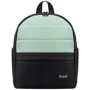Коляска 2 в 1 Bair Kiwi кожа 100% BK-8/15 мятный - черный: Возможность установки люльки есть