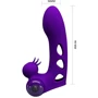 Клиторальный стимулятор на палец Pretty Love - Orlando Finger Violet, BI-014836-1