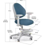 Детское кресло Evo-kids Mio-DB (Y-407 DB): Возраст ребенка От 4-х лет