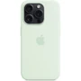Чехол для iPhone Apple iPhone 15 Pro Silicone Case with MagSafe - Soft Mint (MWNL3ZM/A): Тип чехла накладка на заднюю часть
