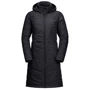 Куртка Jack Wolfskin North York Coat W 1205501-6000 44 черная зимняя с капюшоном