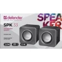 Акустическая система Defender SPK-33 2.0, 5 W, USB gray (65632): Материал корпуса Пластик