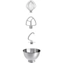 Кухонний комбайн KitchenAid Artisan 5KSM185PSEPP: Об'єм чаші 4.83 л/3 л
