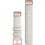Ремешок Garmin QuickFit 20mm Watch Bands Cream Heathered Nylon with Rose Gold Hardware (010-13102-09): Цвет бежевый