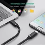 Кабель UGREEN USB-C to USB-C US286 3A 60W 1.5m Black фото 8