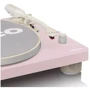 Виниловый проигрыватель Lenco LS-50PK Pink: Форма тонарма Прямая