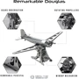 Коллекционная модель-конструктор Metal Time Remarkable Douglas Самолет DC-3 (MT057): Тип модели самолет