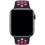 Аксессуар для Watch Apple Sport Band Nike Black/Pink Blast (MWUC2) for Apple Watch 42/44/45/49mm: Совместимость Apple Watch 49mm, Apple Watch 44mm, Apple Watch 42mm, Apple Watch 45mm