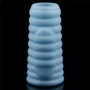 Насадка на член LoveToy Vibrating Wave Knights Ring Blue