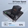 Зарядное устройство Baseus Wall Charger USB-C+USB Cube Fast Charger 20W Cluster Black (P10111403113-00) фото 8