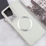 Чехол для телефонов TPU Case Bonbon Metal Style with MagSafe White for Samsung S908 Galaxy S22 Ultra: Материал TPU (термополиуретан)