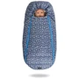Зимовий конверт-кокон на натуральній овчині з опушкою доречі Baby XS Блакитні Зірки фото 4