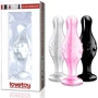 Стеклянный фаллоимитатор Love Toy Glass Romance Dildo 4.5" Black