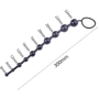 Анальные бусы Jelly Anal Beads Blue, SKN-ANL033 Blue