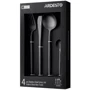 Столовый набор Ardesto Black Mars Trento 4 пр. (AR0704TB)