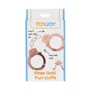 Наручники металлические Toy Joy Rose Gold Fun Cuffs (розовое золото)