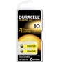 Батарейки Duracell для слуховых аппаратов размер 10, 6 шт.