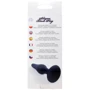 Анальная пробка Silicone Plug Black - Medium (BS6400092)