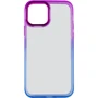 Чехол для iPhone TPU Case TPU+PC Fresh Sip Blue/Violet for iPhone 14 Plus: Цвет фиолетовый