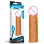 Насадка на член LoveToy Pleasure X-Tender Penis Sleeve Add 1" Brown