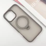 Чехол для iPhone Mobile Case Metal Buttons with MagSafe HQ Ring Grey for iPhone 16 Pro Max: Тип чехла накладка на заднюю часть