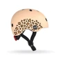 Детский защитный шлем Scoot&Ride леопард с фонариком (SR-181206-LEOPARD) фото 6