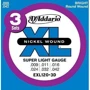 Струна для гитар Струны D`ADDARIO EXL120-3D XL SUPER LIGHT (09-42) - 3 SET: Тип Комплект струн