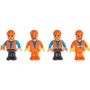 Конструктор ZIPP Toys Поезд DPK32 с рельсами желто-черный