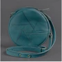 Женская сумка через плечо BlankNote зеленая (BN-BAG-11-malachite): Фактура Матовая, Гладкая