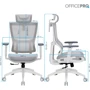 Офісне крісло Officepro Elegant OC660-W-LG-LG фото 7