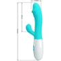 Вибратор LYBAILE Pretty Love Snappy Light Blue (BI-014173-A1)