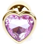 Анальная пробка BOSS Series Exclusivity Jewellery Gold Heart Plug Rose