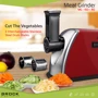 Мясорубка BROCK MG 1601 SS: Дополнительные насадки овощерезка (терка/шинковка), насадка для колбасок, насадка «кеббе»