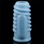 Насадка на пенис с вибрацией LoveToy Knights Ring Vibrating Wave Blue
