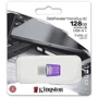 USB-флешка Kingston 128GB DataTraveler microDuo 3C Silver USB 3.2/Type C (DTDUO3CG3/128GB) фото 5