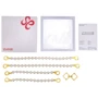 Жемчужные фиксаторы для рук и ног LOCKINK Pearl Handcuffs & Anklecuffs