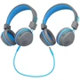Навушники JLab JBuddies Studio Wireless Graphite/Blue (IEUHBSTUDIORGRYBLU4): Тип кріплення оголовные