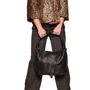 Жіноча сумка-мішок ARTiS Bags чорна (1734703): Фактура матова, Зерниста