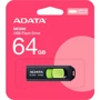 USB-флешка A-Data 64GB Type-C UC300 Black/Green (ACHO-UC300-64G-RBK/GN): Максимальная скорость чтения, МБ/с 100